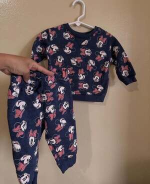 Jumping Bean Disney Minnie Mouse Sweatshirt and Jogger Set, Size 6 Months